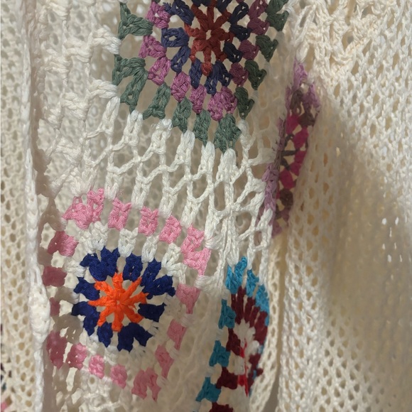 Multi Color Boho style Cardigan - Picture 4 of 5